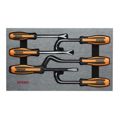 Vessel Tools 6 Piece 970 Megadora Body Shop Set in EVA Foam