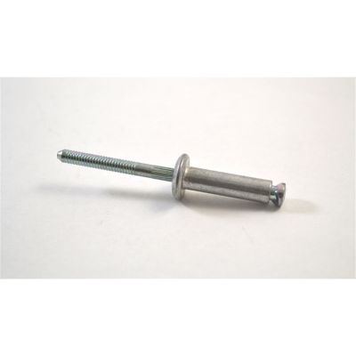 Long Aluminum Glass Stop Peel Rivet, Steel Mandrel 1/4" (Bag 100)
