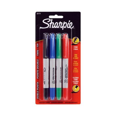 Sharpie Twin Tip 4 ct. Permanent Markers