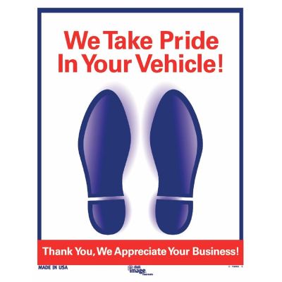Petoskey Plastics "Footprint" Heavy Floor Mat (500 ct.)