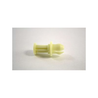 Natural Nylon Push-Type Retainer; Fits Into 10mm Hole (25/Bag)