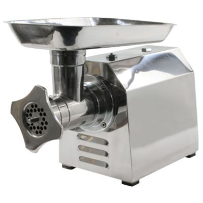 Electric Commercial Grade Meat Grinder, 650 Watts, 6 lbs per Minute, Stainless Steel Construction
