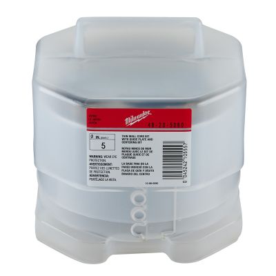 SDS-MAX and SPLINE Thin Wall Carbide Tipped Core Bit 5"