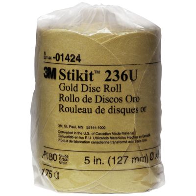 5" 3M Stikit Gold Disc Roll - 175 Discs per Roll