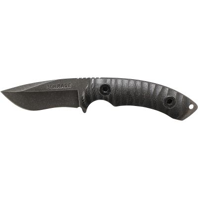 Schrade Full Tang Drop Point Re-Curve Fixed Blade Knife