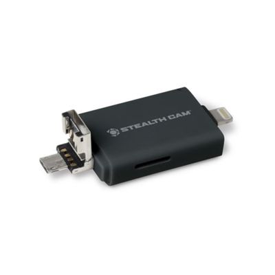 Tri Card Reader with Adapters for Andrioid IOS an