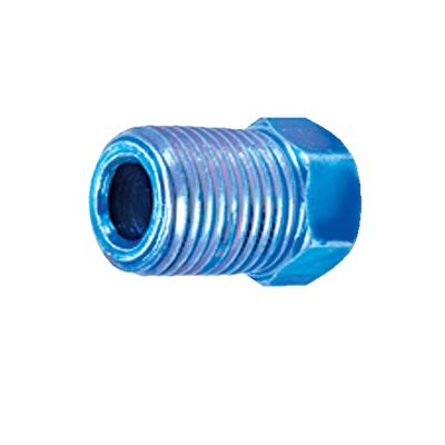 M10 x 1.0 Blue Inverted Flare Nut, 50 pack
