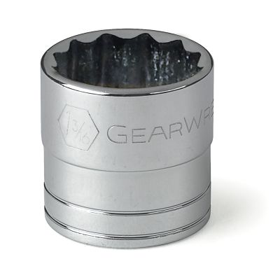 1/2" Drive 1-3/16" 12 Point SAE Standard Length Socket