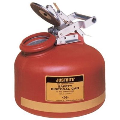 Disposal Can, Liquid, Red, 5 Gallon