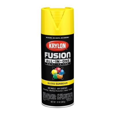 Krylon Fusion All-In-One Paint + Primer, Gloss Sunbeam