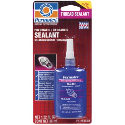 Pneumatic/Hydraulic Sealant, 36mL Bottle Carded, Case of 6 Bottles