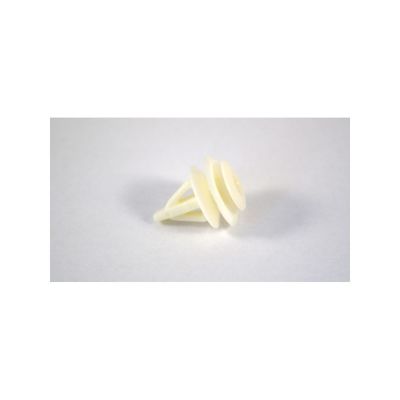 White Nylon Door Trim Panel Retainer, Bottom Head Diameter 18mm (100/Bag)