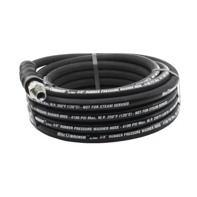 BluBird BluShield Rubber Pressure Washer Hose, 3/8 in. x 50 ft.