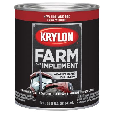 Farm and Implement Paints - 1 Quart, New Holland Red