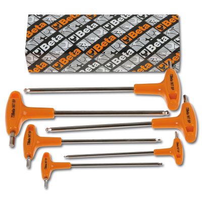 6 Piece Ball Head Offset Hexagon Key Wrench Set