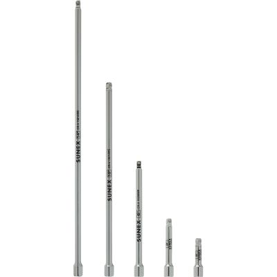 Sunex Tools 5-Piece 1/4 in. Drive Wobble Extension Bar Set