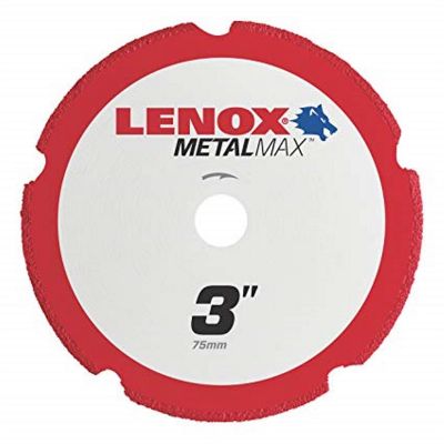 3" x 3/8" LENOX Metal Max Die Grinder Diamond Cutoff Wheel