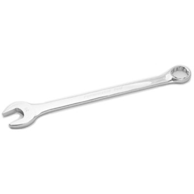 Chrome Combination Wrench, 30mm, with 12 Point Box End, Fully Polished, 15" Long