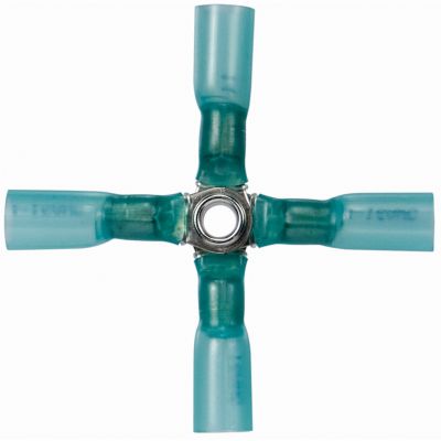 16-14 4-Way (X) Blue CS H.S. Connector - 5 Piece