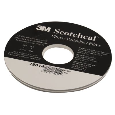 3M Scotchcal Striping Tape, Light Slate Metallic, 3/16" x 150'