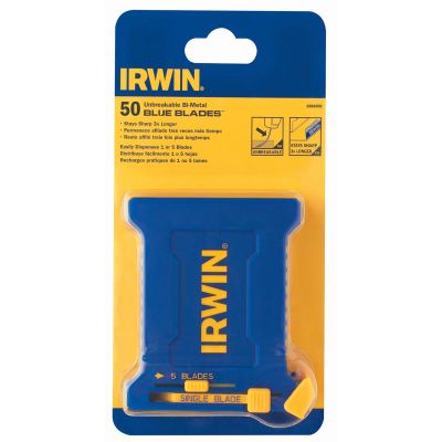 IRW2084300 image(0) - 50PK BI-METAL RAZOR BLADES "BLUE BLADE" 50 PK