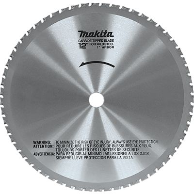 Makita 12 in. (60T) Ferrous Metal Carbide-Tipped Metal Cutting Blade