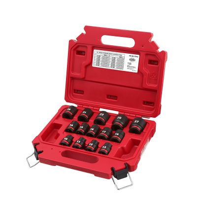 14PCSHOCKWAVE Impact Duty? 1/2" Drive Metric Standard 6 Point Socket Set