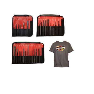 Mayhew Mixed Punch/Chisel Bundle & Race T-Shirt