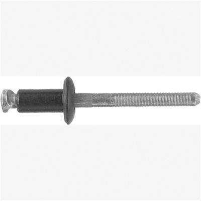 Alum Rivet-Mandrel Blk Outside Door Handle Ford, Size: 1/4", Size: 1/2", Range: 3/32"-1/8", Qty: