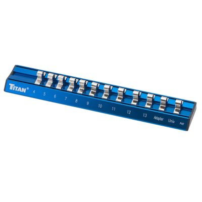 TIT36098 image(0) - 1/4" DR METRIC MAGNETIC ALUMINUM
