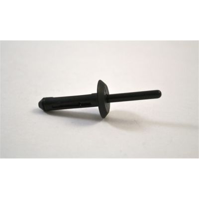 Black Universal Aluminum Split-Type Rivet and Wheel House (100/Bag)