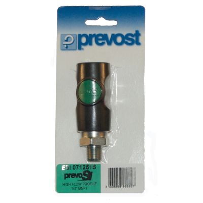 High Flow, Smart coupling w/1/4" MNPT