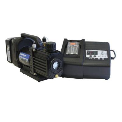 Cordless 1.5 CFM 2 Stage Vacuum Pump Complete Kit