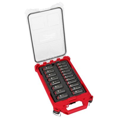 MLW49-66-6801 image(0) - SHOCKWAVE Impact Duty™ Socket 3/8” Dr 19PC MM PACKOUT Set