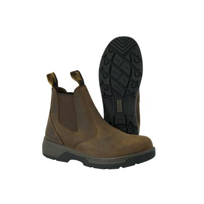 Blue Tongue Cigar Brown 6 in. Slip-On Boots, Size 13 US