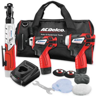 ACDelco G12 Series 12V Lith-Ion Polisher Combo w/Ratchet