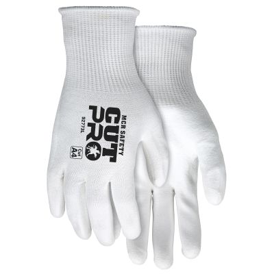 Cut Pro 15 Gauge Hypermax, Shell Polyurethane Coated Palm and Fingertips