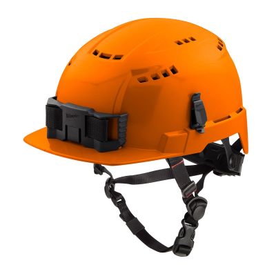 MLW48-73-1332 image(0) - Orange Front Brim Vented Safety Helmet - Type 2, Class C