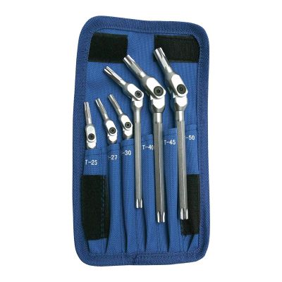BND00015 image(0) - 6PC HEX PRO PIVOT HEAD TORX WRENCH SET