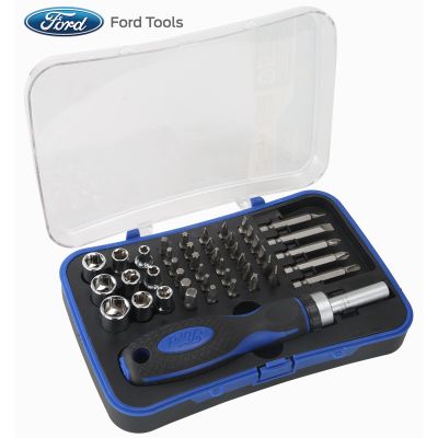 Ford Tools 45-Piece Ratchet Screwdriver Set