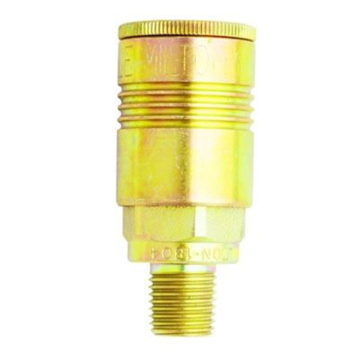 MIL1804 image(0) - 1/4"MNPT 3/8" Coupler P-Style