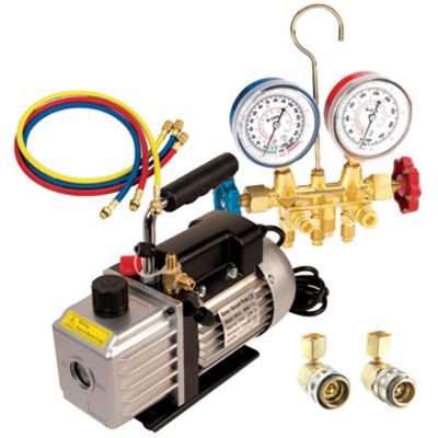 FJC9281 image(0) - Vacuum Pump & Gauge Set Asst