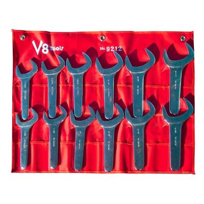 V8T9212 image(0) - 12 PC JUMBO SERVICE WRENCH SET SAE
