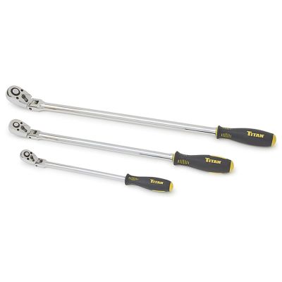 TIT11075 image(0) - 3-PC EXTRA LONG FLEX-HEAD RATCHET SE