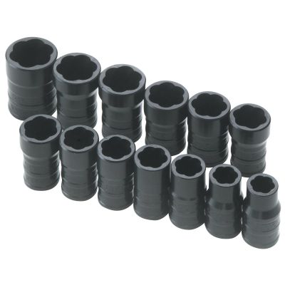SKT803 image(0) - Turbo Socket Set 13 Pc. 3/8" Drive Sae & Metric