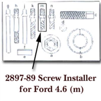 KDT2897-89 image(0) - SCREW INSTALLER FOR FORD 4.6 LETTER (M)