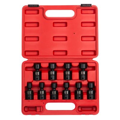 SUN3657 image(0) - 3/8" Drive 10 Piece Metric Universal Impact Socket