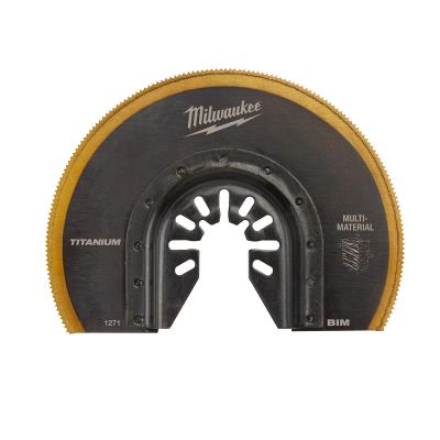 MLW49-25-1271 image(0) - Milwaukee OPEN-LOK 3-1/2" TITANIUM ENHANCED BI-METAL SEGMENTED BLADE 1PK