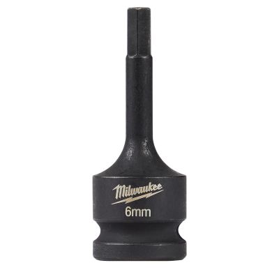 MLW49-66-5146 image(0) - SHOCKWAVE™ Lineman's 1/2" Drive 6MM Hex Bit Socket