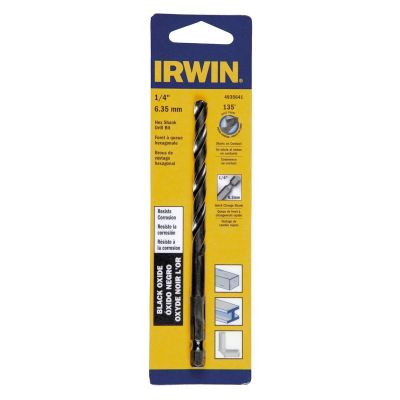 HAN4935641 image(0) - 1/4" BLACK OXIDE HEX SHANK